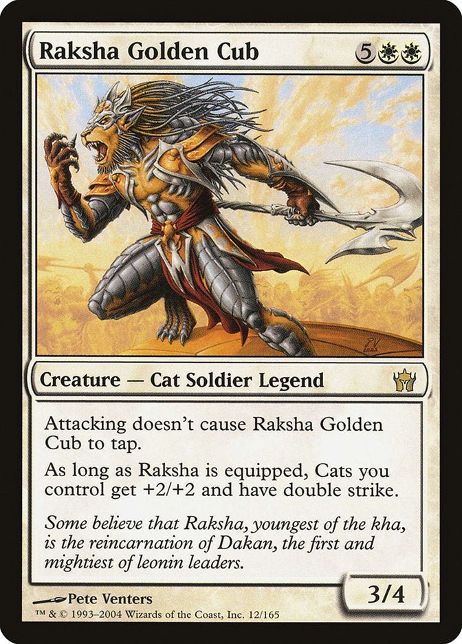 Raksha Golden Cub [Fifth Dawn] Foil