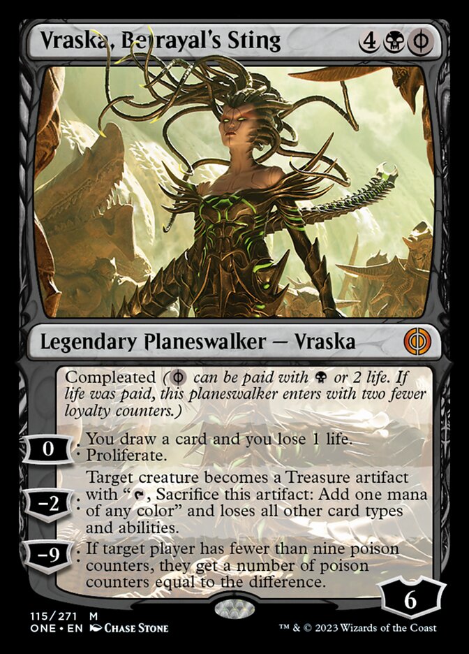 Vraska, Betrayal's Sting [Phyrexia: All Will Be One] Foil