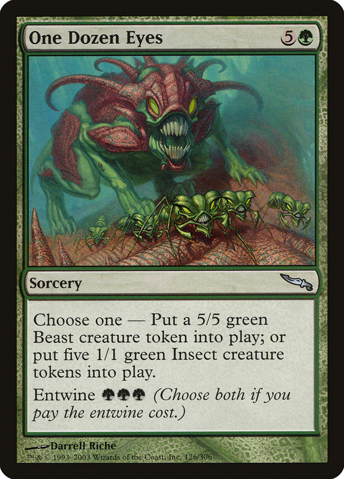 One Dozen Eyes [Mirrodin] Foil
