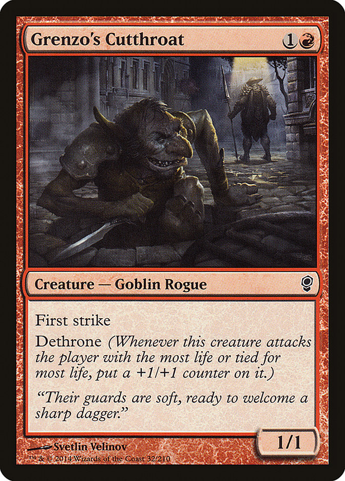 Grenzo's Cutthroat [Conspiracy] Foil