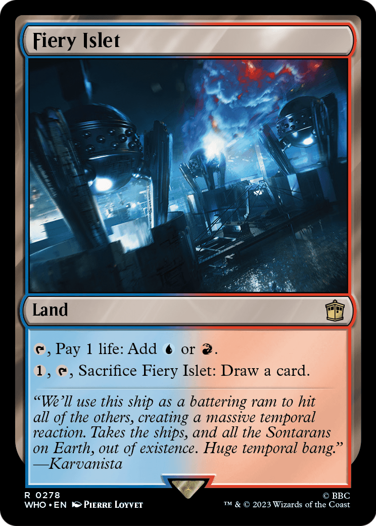 Fiery Islet [Doctor Who] Foil