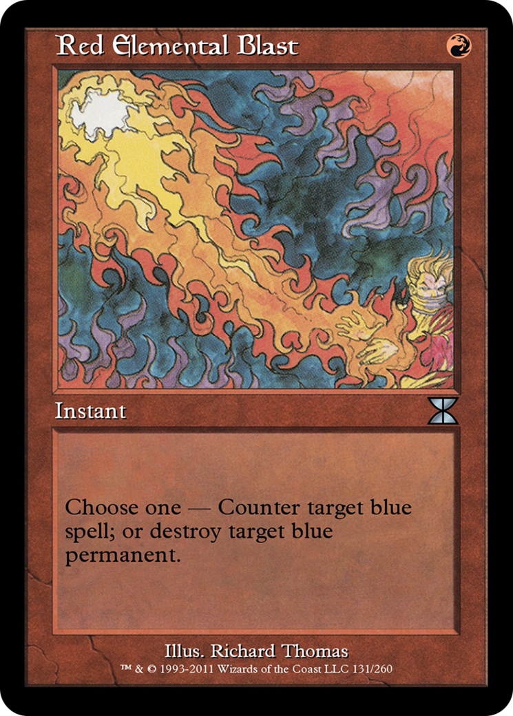 Red Elemental Blast  [Masters Edition IV] Foil