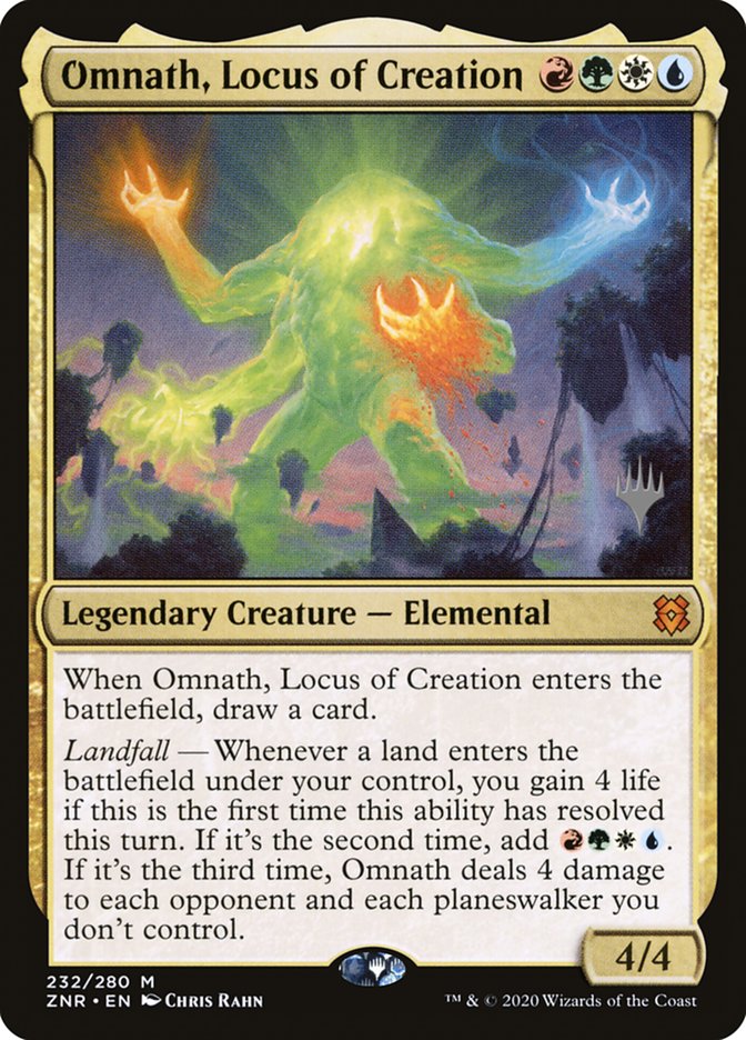 Omnath, Locus of Creation (Promo Pack) [Zendikar Rising Promos] Foil