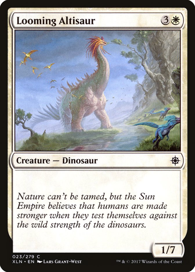 Looming Altisaur [Ixalan] Foil