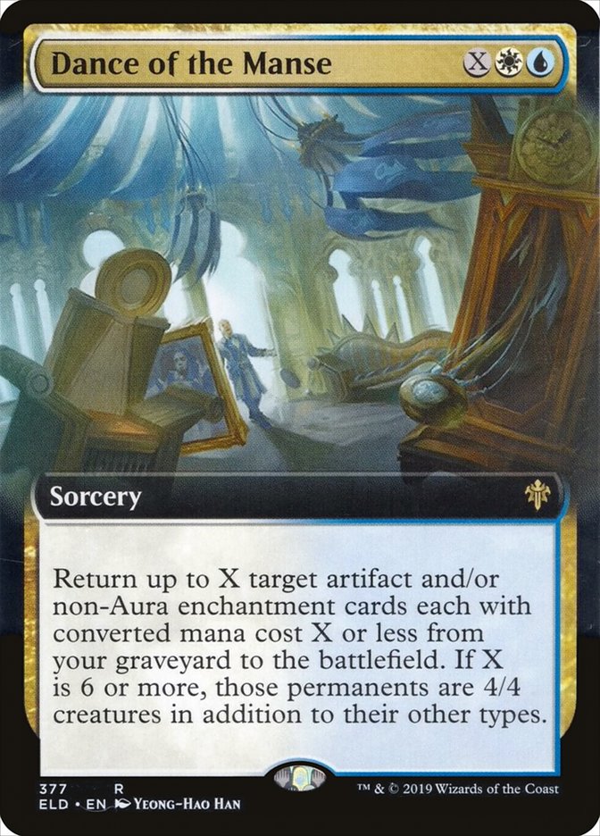 Dance of the Manse (Extended Art) [Throne of Eldraine] Foil