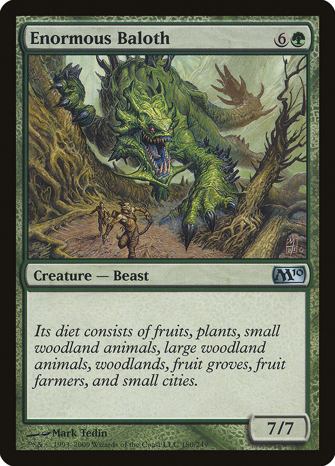 Enormous Baloth [Magic 2010] Foil