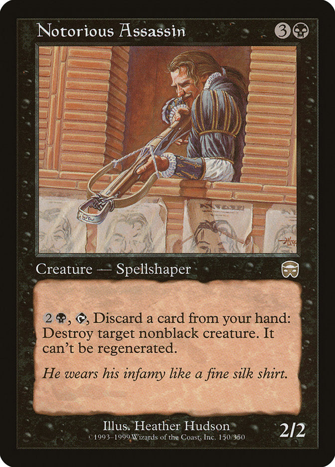 Notorious Assassin [Mercadian Masques] Foil