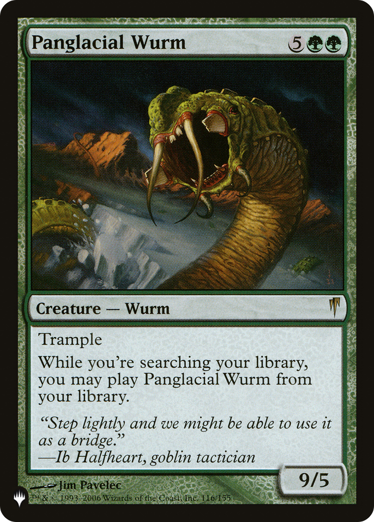 Panglacial Wurm  [The List]