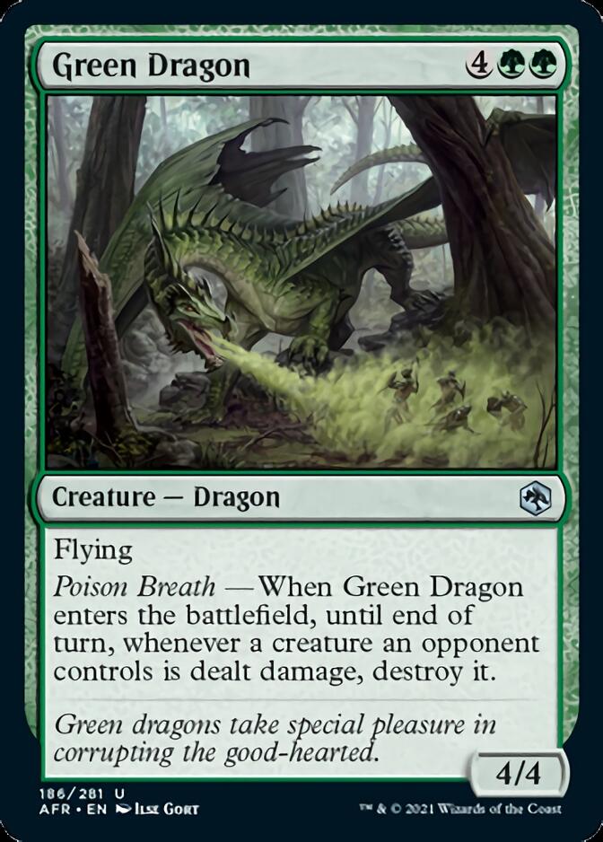 Green Dragon [Dungeons & Dragons: Adventures in the Forgotten Realms] Foil