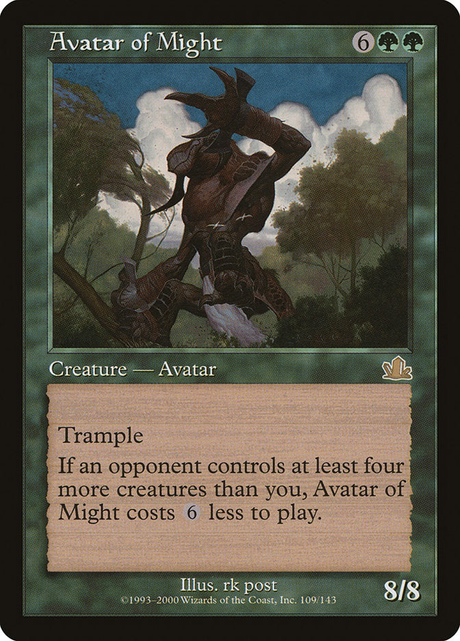 Avatar of Might [Prophecy] Foil