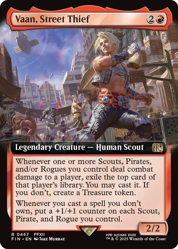 Vaan, Street Thief (Extended Art) [FINAL FANTASY] Foil