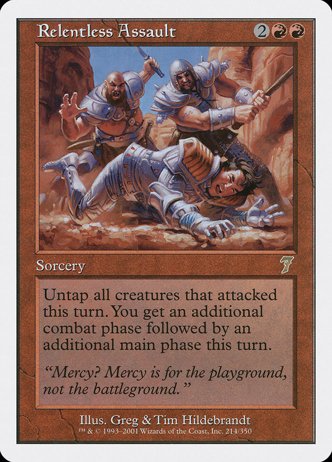 Relentless Assault [Seventh Edition] Foil