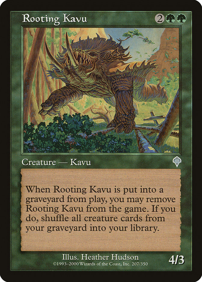 Rooting Kavu [Invasion] Foil