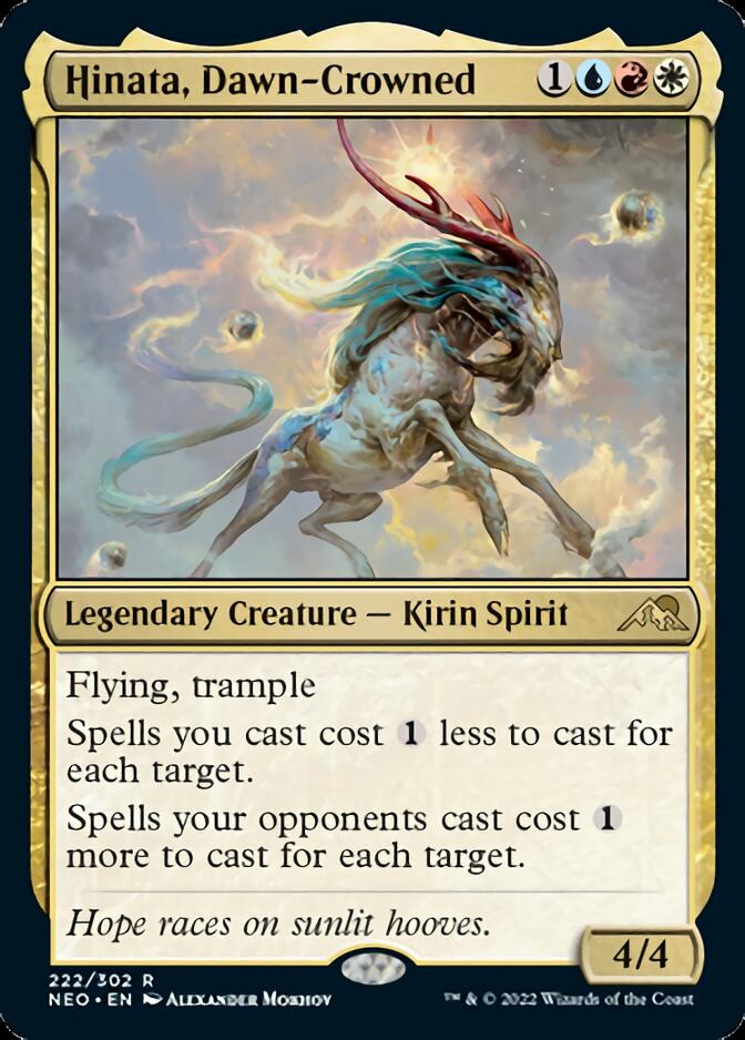 Hinata, Dawn-Crowned [Kamigawa: Neon Dynasty] Foil