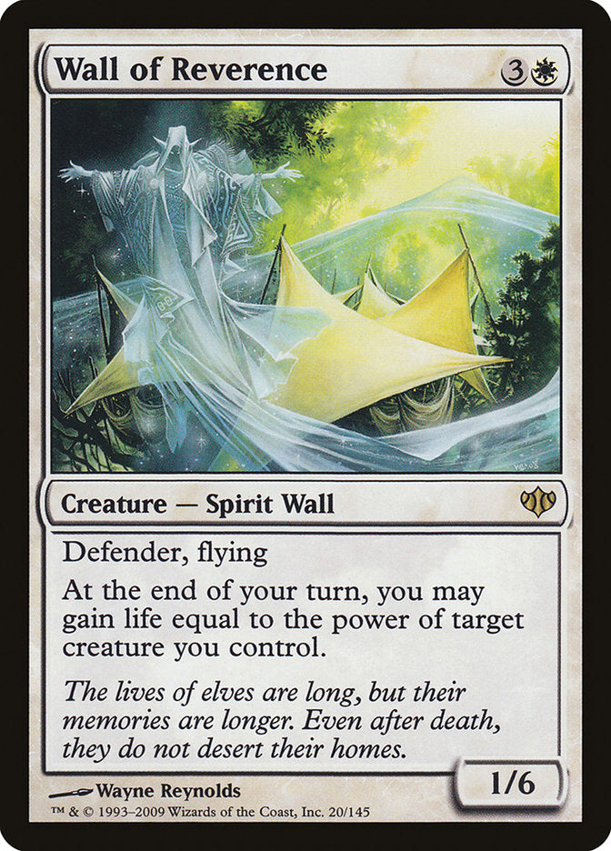 Wall of Reverence [Conflux] Foil