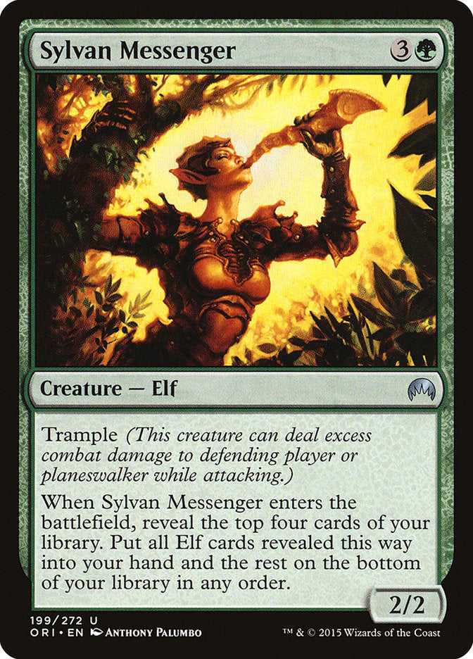 Sylvan Messenger [Magic Origins] Foil