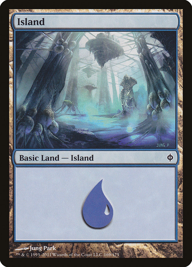 Island (169) [New Phyrexia] Foil