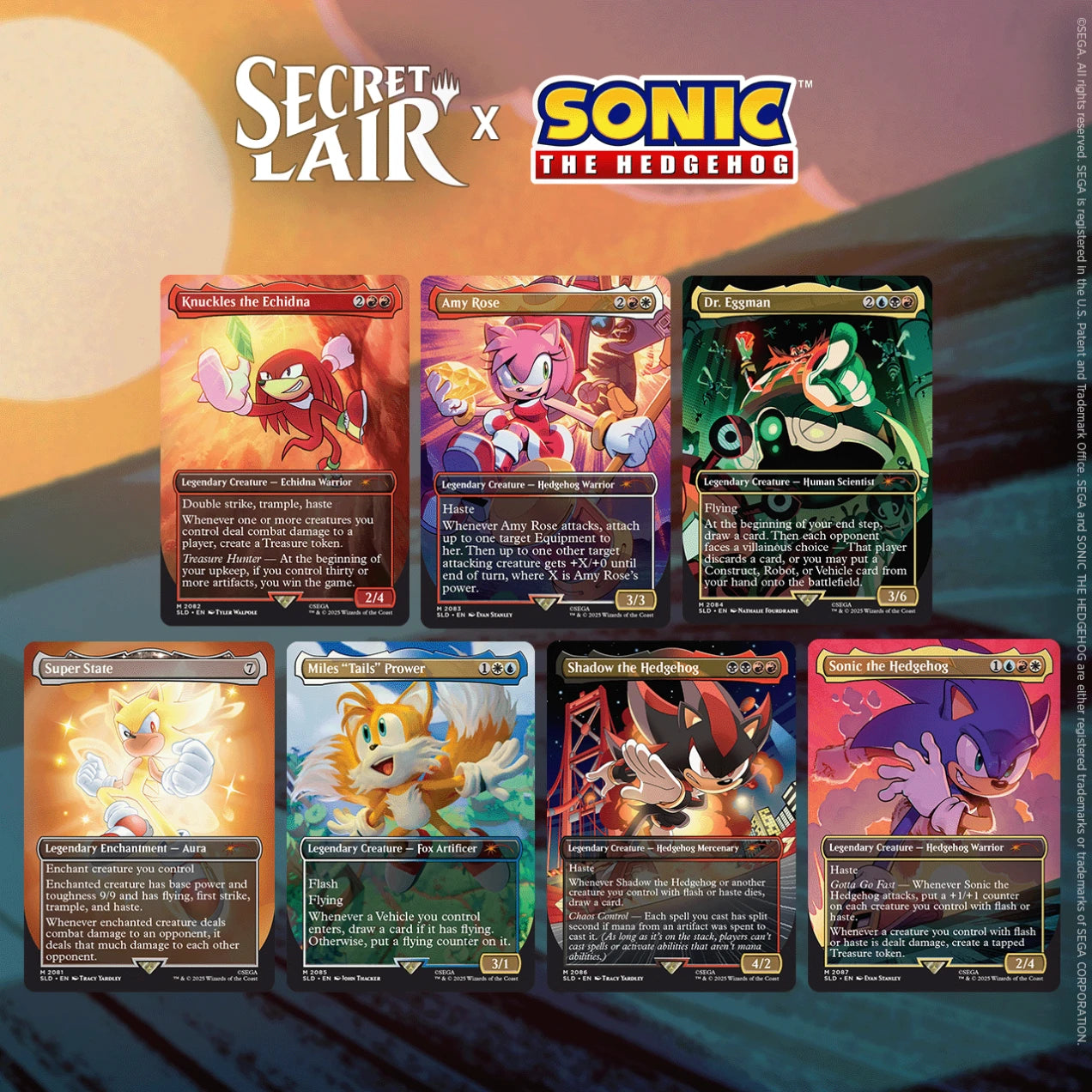 Secret Lair: Drop Series - Secret Lair x Sonic the Hedgehog Friends and Foes