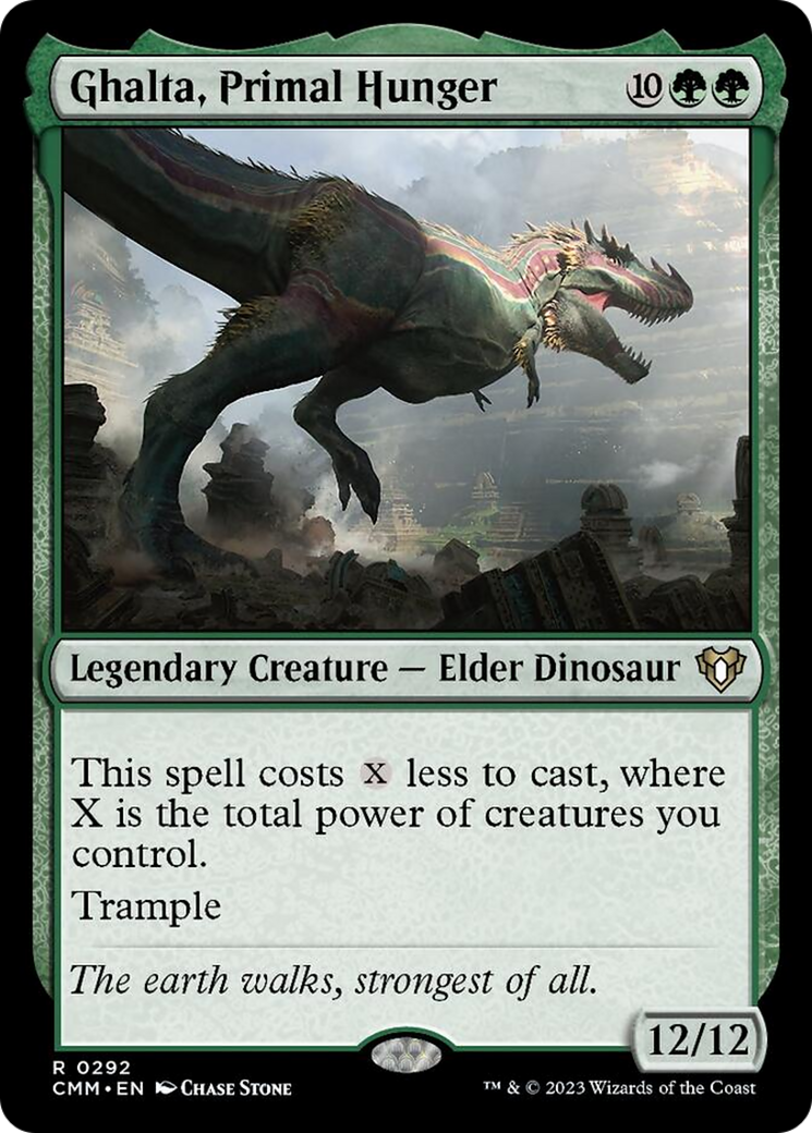 Ghalta, Primal Hunger [Commander Masters] Foil