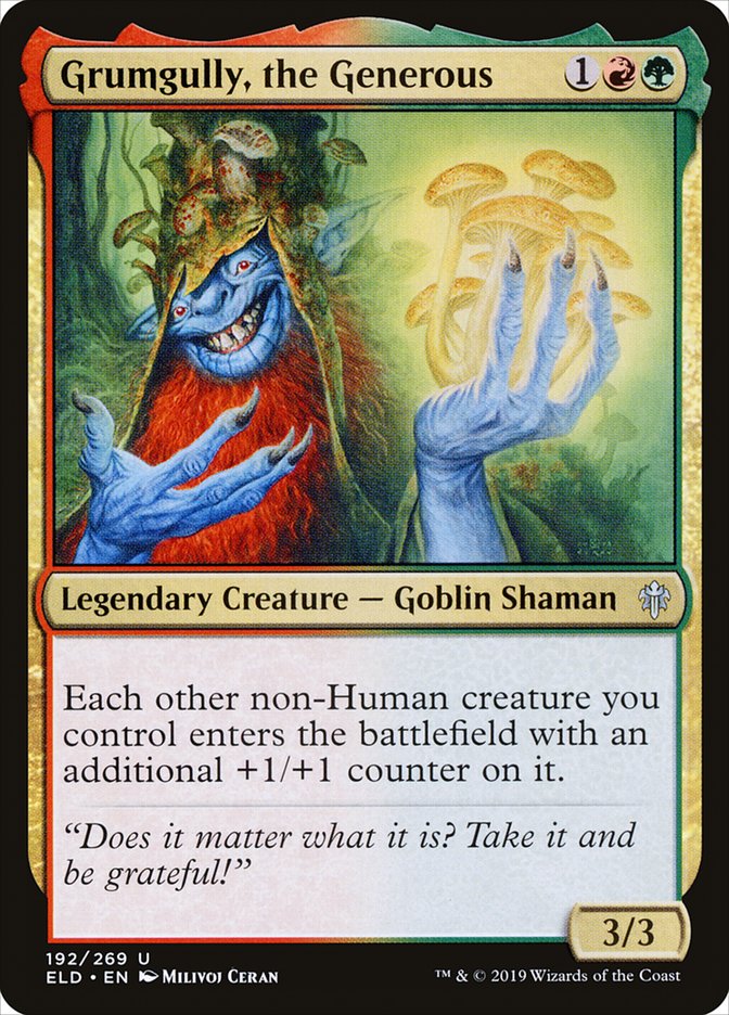 Grumgully, the Generous [Throne of Eldraine] Foil