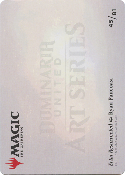Ertai Resurrected // Ertai Resurrected  [Dominaria United Art Series] (Borderless) Foil