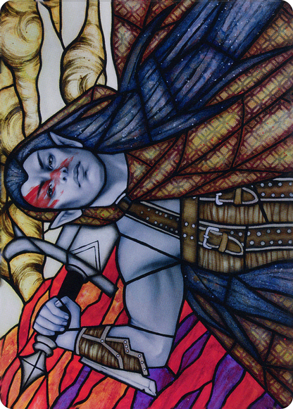 Radha, Coalition Warlord // Radha, Coalition Warlord  [Dominaria United Art Series] (Borderless) Foil