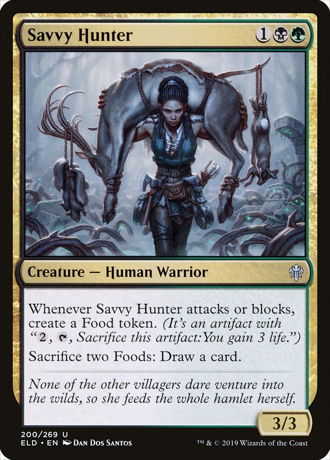 Savvy Hunter [Throne of Eldraine] Foil