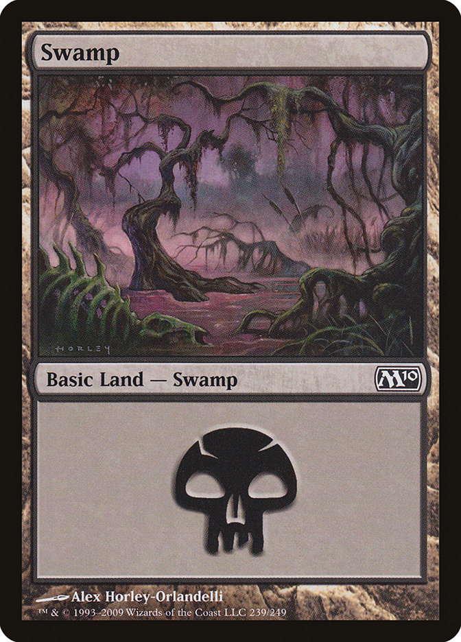 Swamp (239) [Magic 2010] Foil