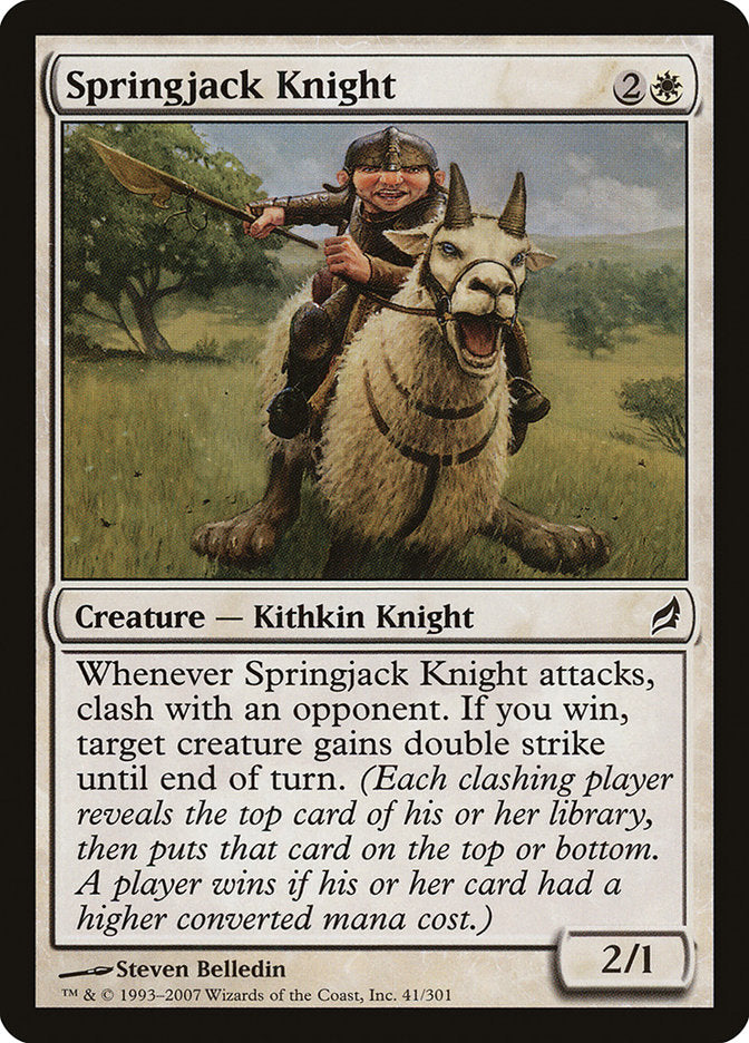 Springjack Knight [Lorwyn] Foil