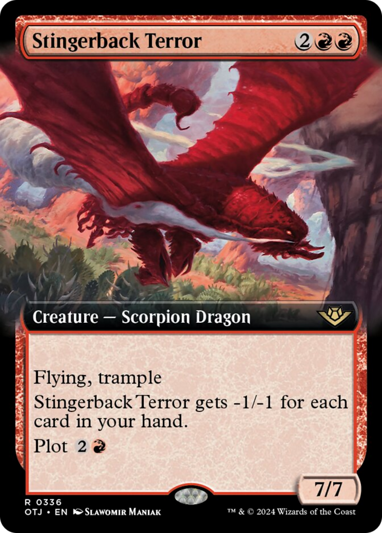 Stingerback Terror (Extended Art) [Outlaws of Thunder Junction] Foil
