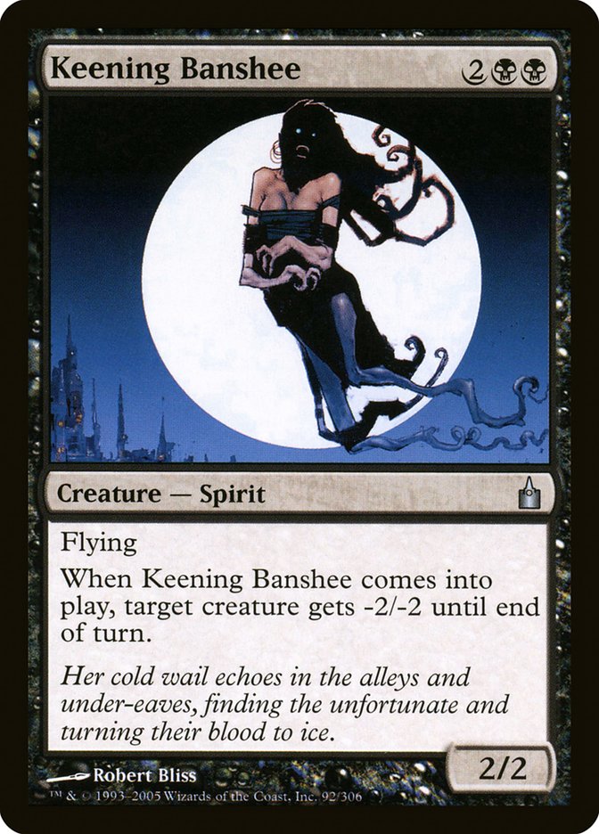 Keening Banshee [Ravnica: City of Guilds] Foil