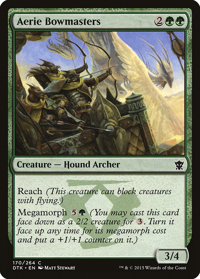 Aerie Bowmasters [Dragons of Tarkir] Foil