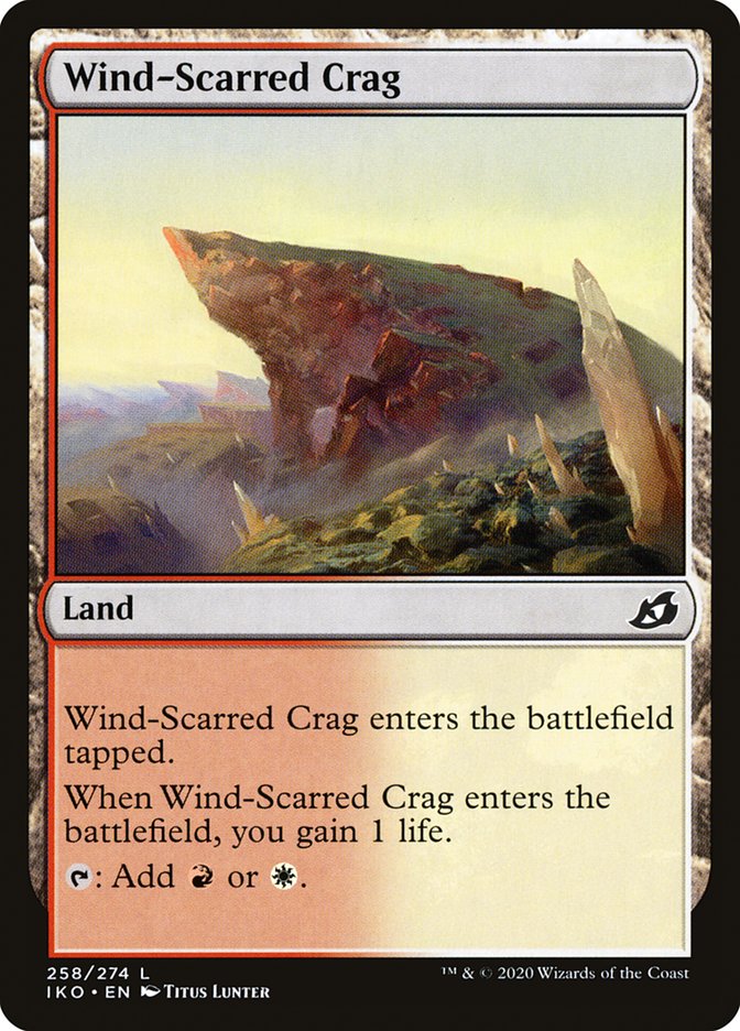 Wind-Scarred Crag [Ikoria: Lair of Behemoths] Foil