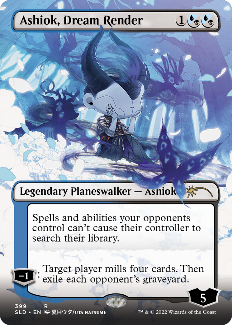 Ashiok, Dream Render (Borderless) [Secret Lair Drop Series] Foil