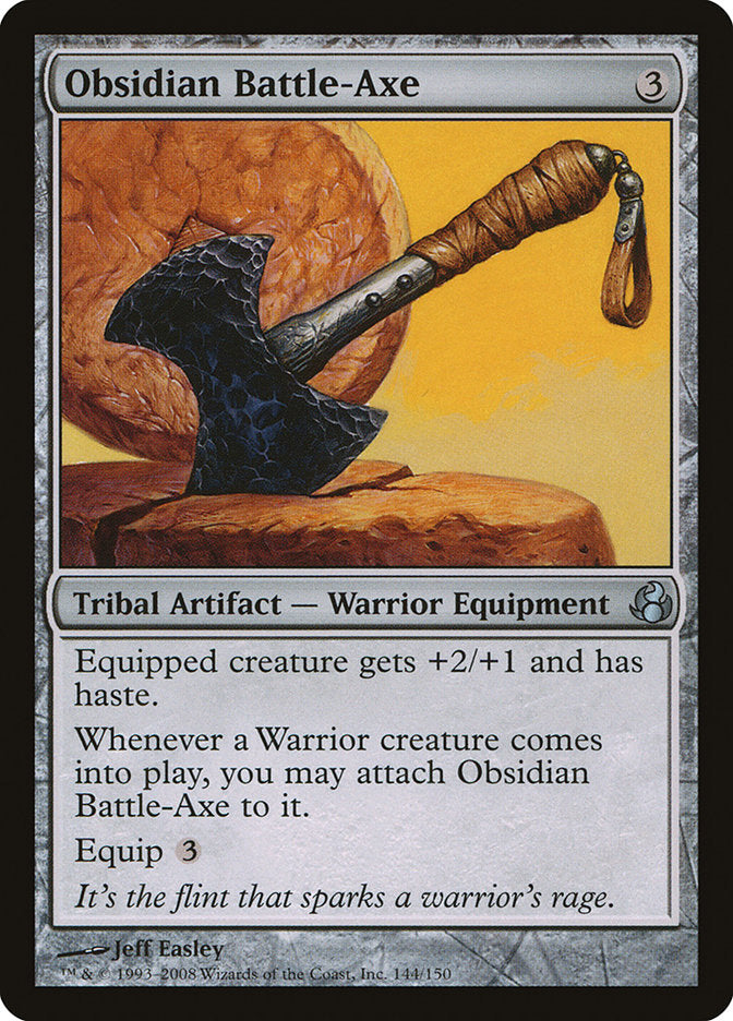 Obsidian Battle-Axe [Morningtide] Foil