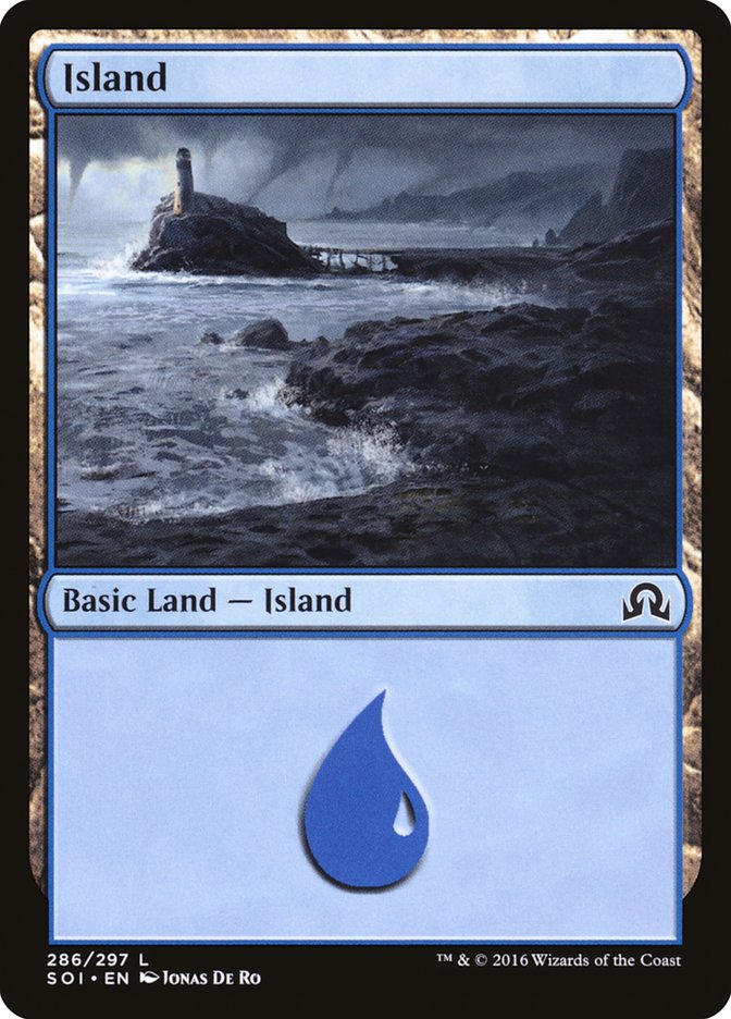 Island (286) [Shadows over Innistrad] Foil