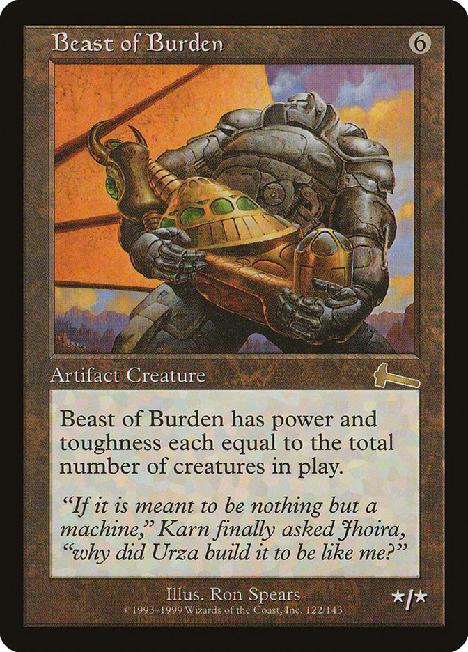 Beast of Burden [Urza's Legacy] Foil