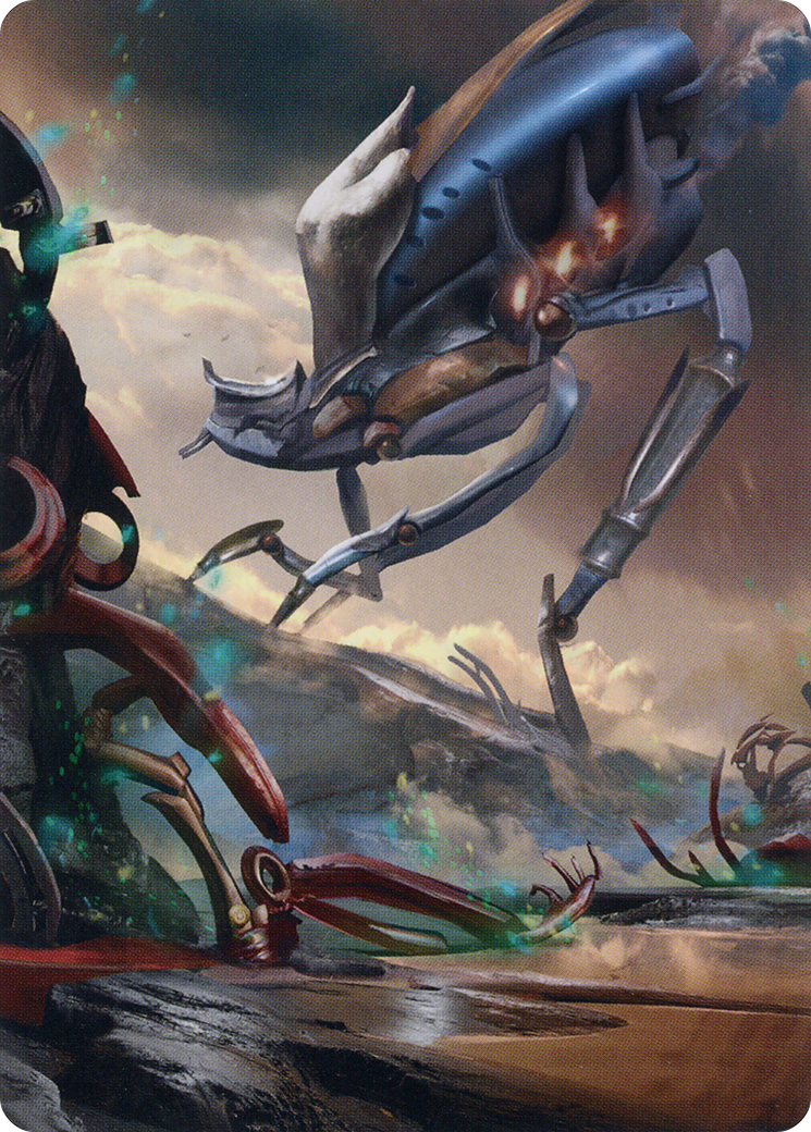 Swamp // Swamp  [The Brothers' War Art Series] (Borderless) Foil