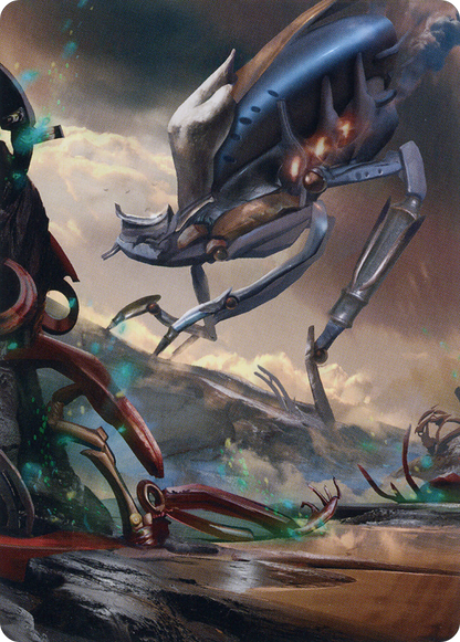Swamp // Swamp  [The Brothers' War Art Series] (Borderless) Foil