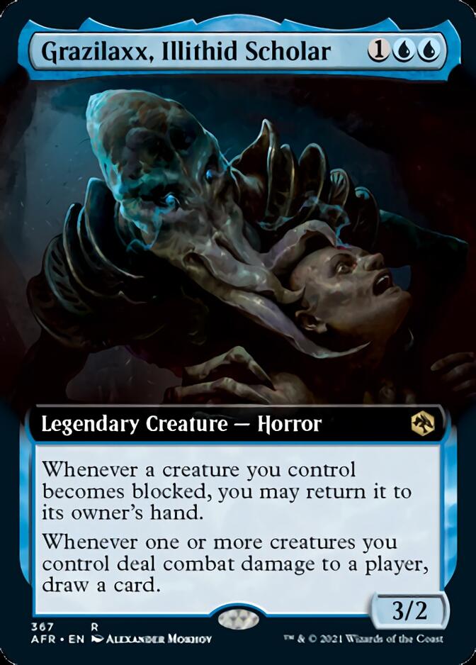 Grazilaxx, Illithid Scholar (Extended) [Dungeons & Dragons: Adventures in the Forgotten Realms] Foil