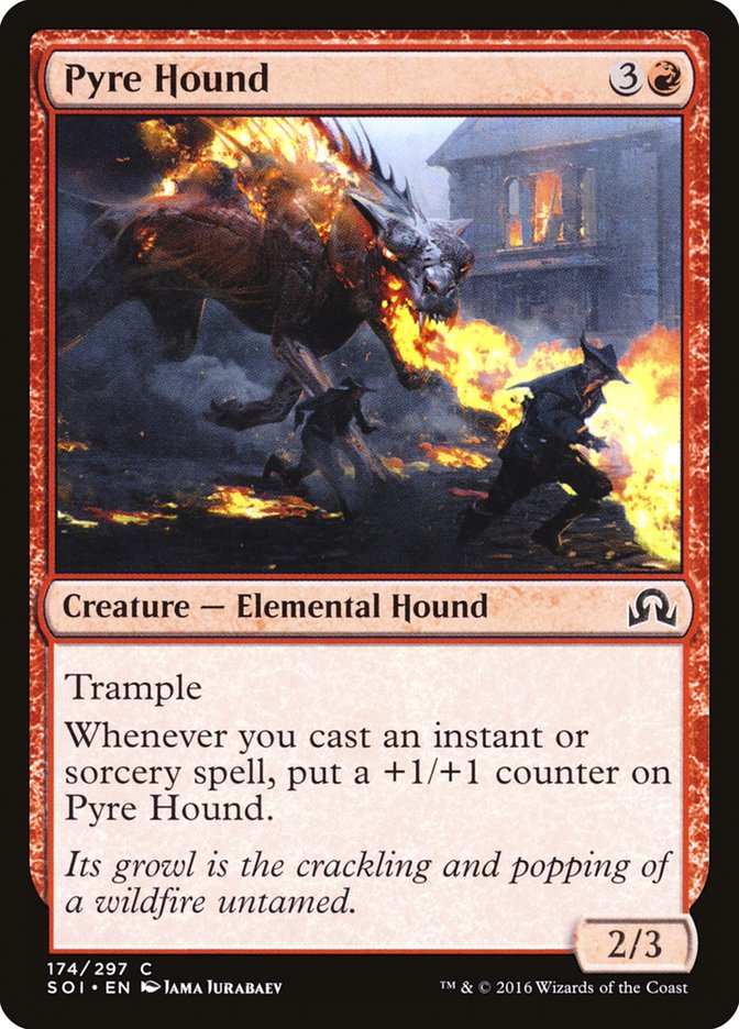 Pyre Hound [Shadows over Innistrad] Foil