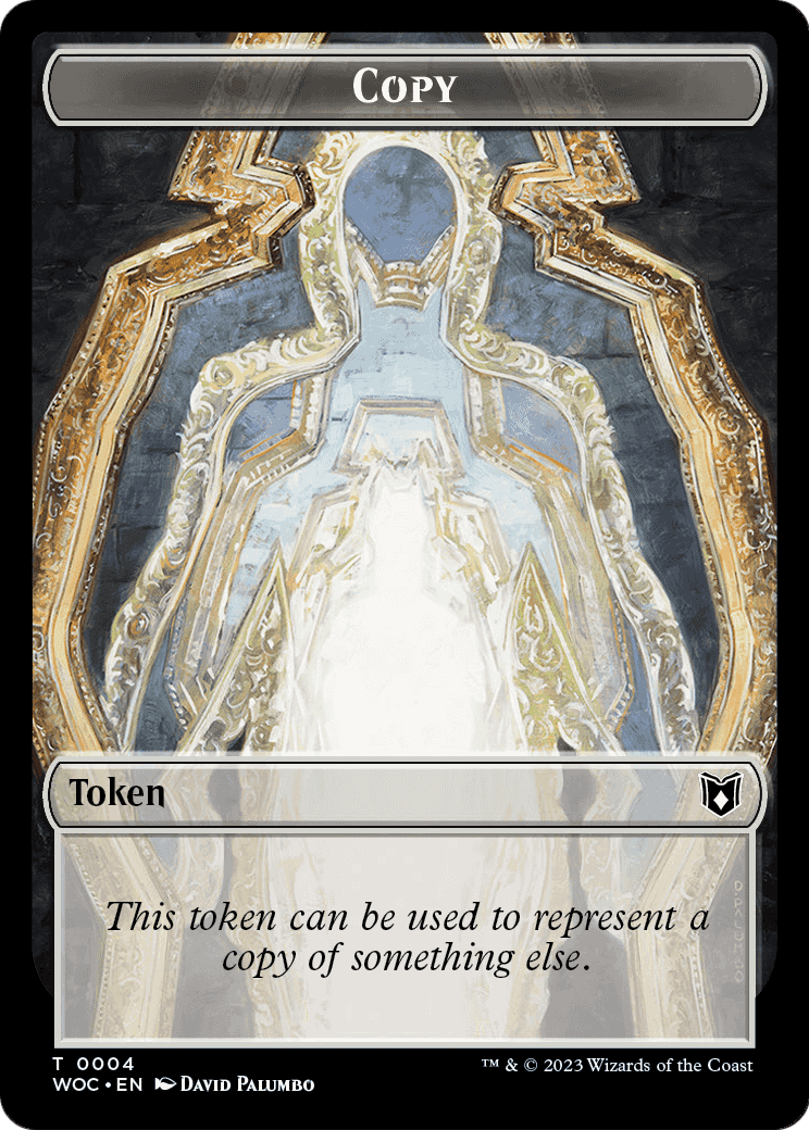 Copy  [Wilds of Eldraine Commander Tokens] Foil