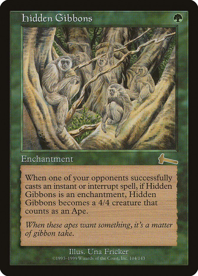 Hidden Gibbons [Urza's Legacy] Foil