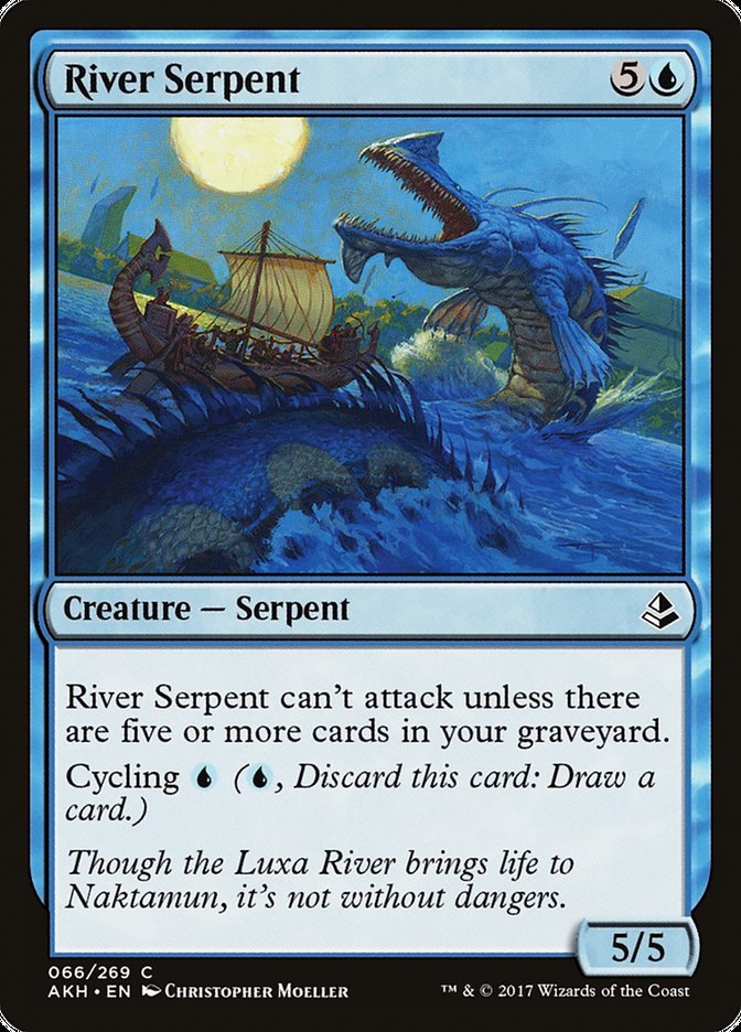 River Serpent [Amonkhet] Foil