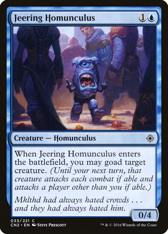 Jeering Homunculus [Conspiracy: Take the Crown] Foil