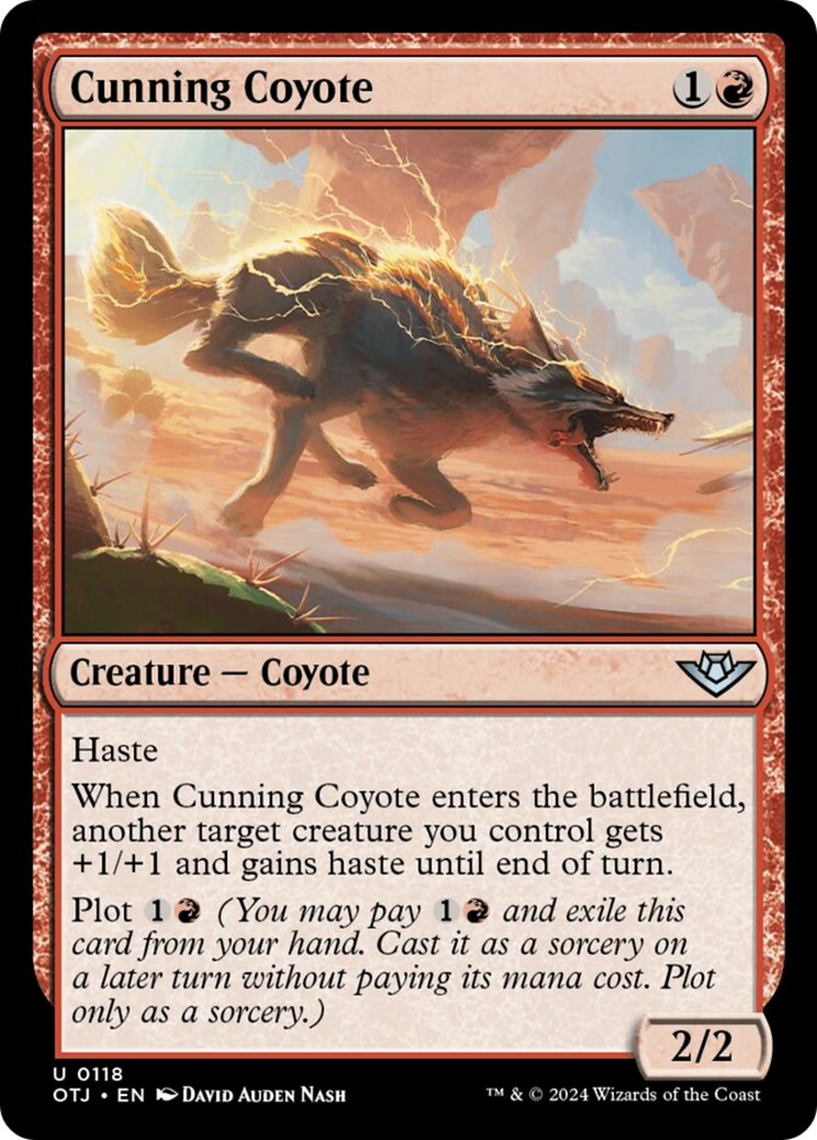 Cunning Coyote [Outlaws of Thunder Junction] Foil
