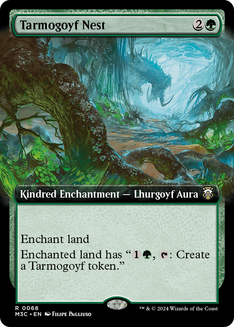 Tarmogoyf Nest (Extended Art) [Modern Horizons 3 Commander] Foil