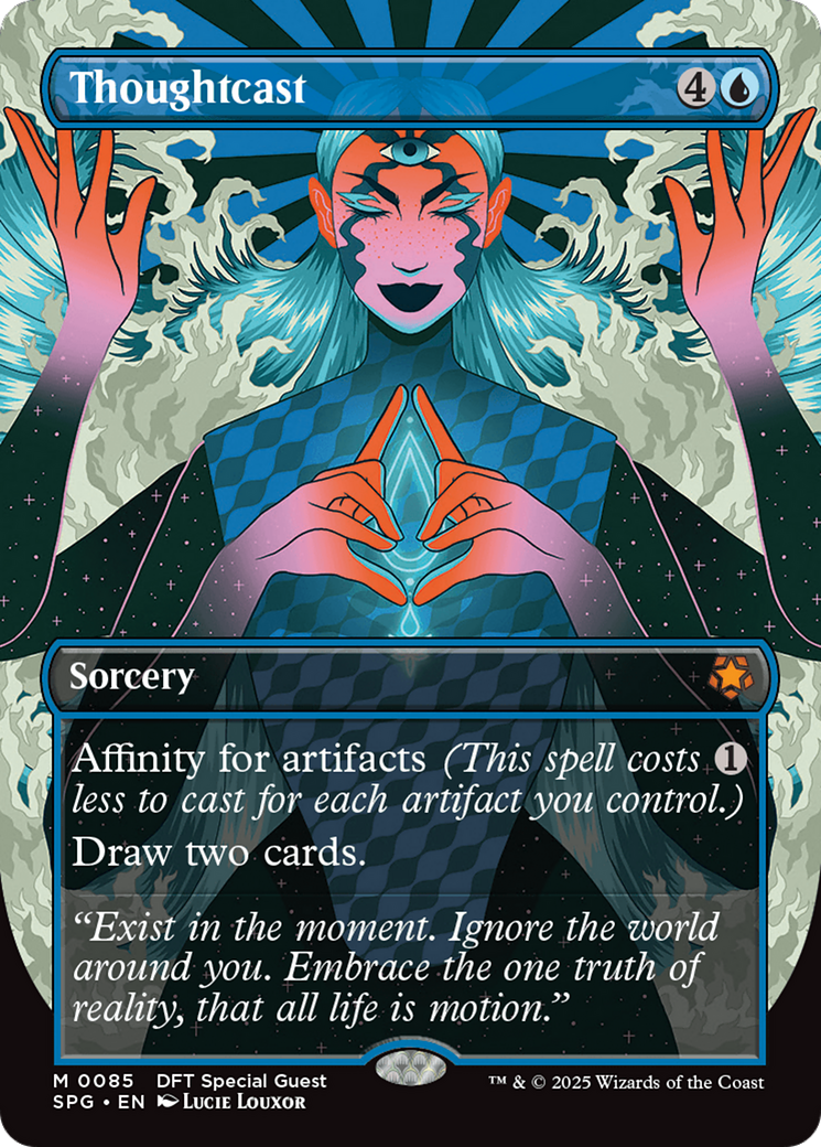 Thoughtcast (Borderless) [Aetherdrift Special Guests] Foil
