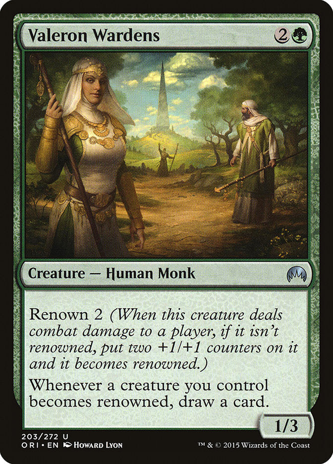 Valeron Wardens [Magic Origins] Foil
