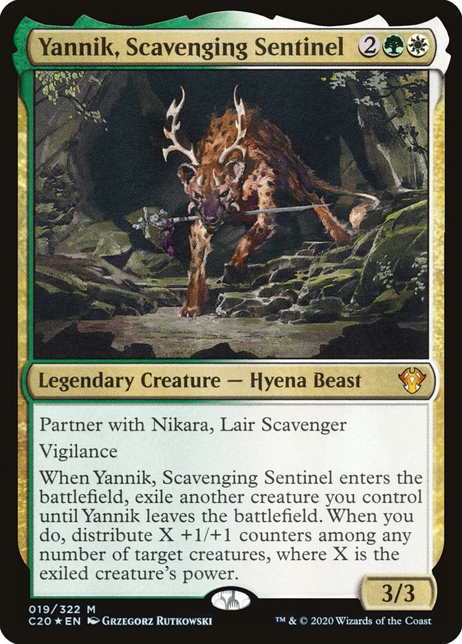 Yannik, Scavenging Sentinel [Commander 2020] Foil